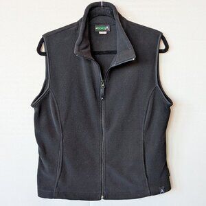 3/$15** Black Fleece Zip-up Vest